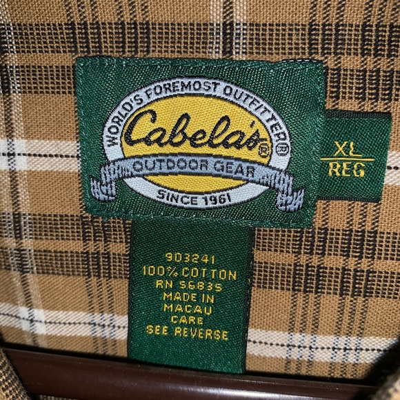 Cabelas Long sleeve xl button down men’s - Picture 6 of 6